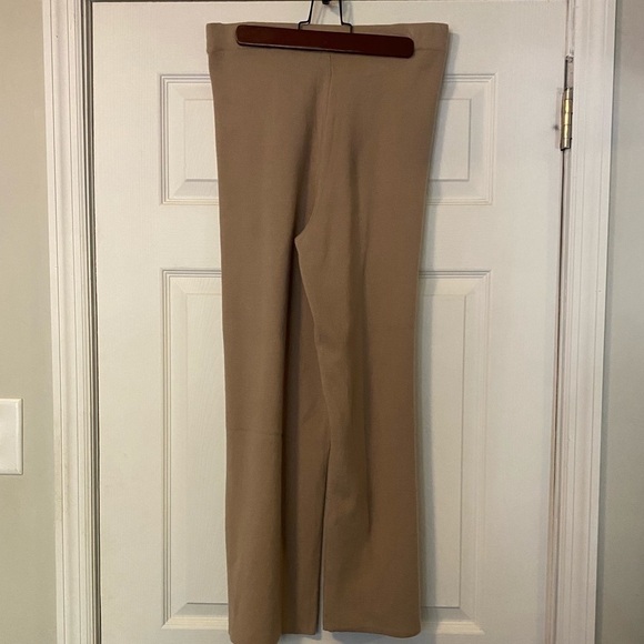 Tahari Tan Desert Dune Elastic Waist Pants - Picture 2 of 6